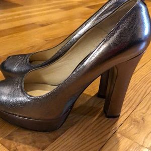 Chrome/Metallic Michael Kors Heels
